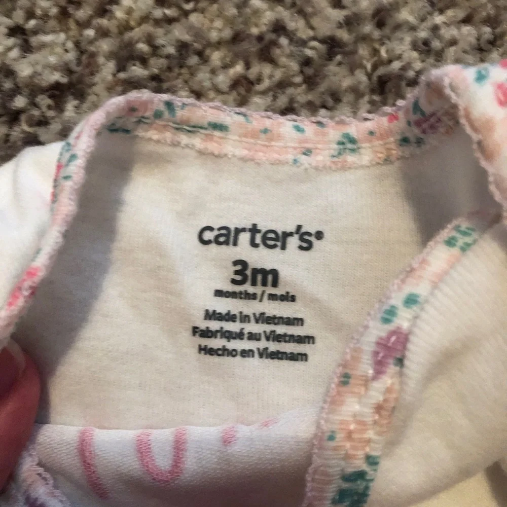 Carter’s Floral and Graphic Baby Onesies Bundle